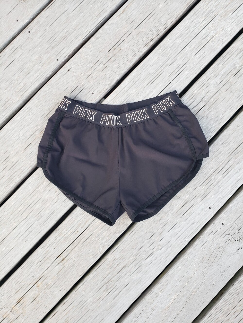 PINK Victoria's Secret Black Athletic Shorts Size Small